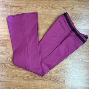Nanette lepore midrise trousers magenta size 2 dead stock vintage circa 2003 y2k